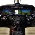 King Air C90GTx cockpit with Pro Line Fusion