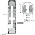 King Air B200 floorplan